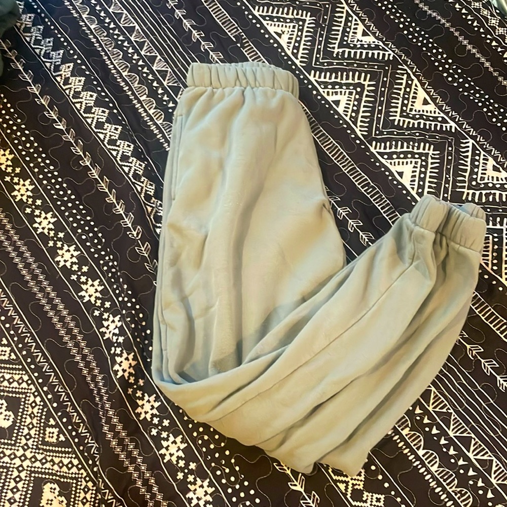 Teal Brandy Sweatpants - Picture 1 of 4